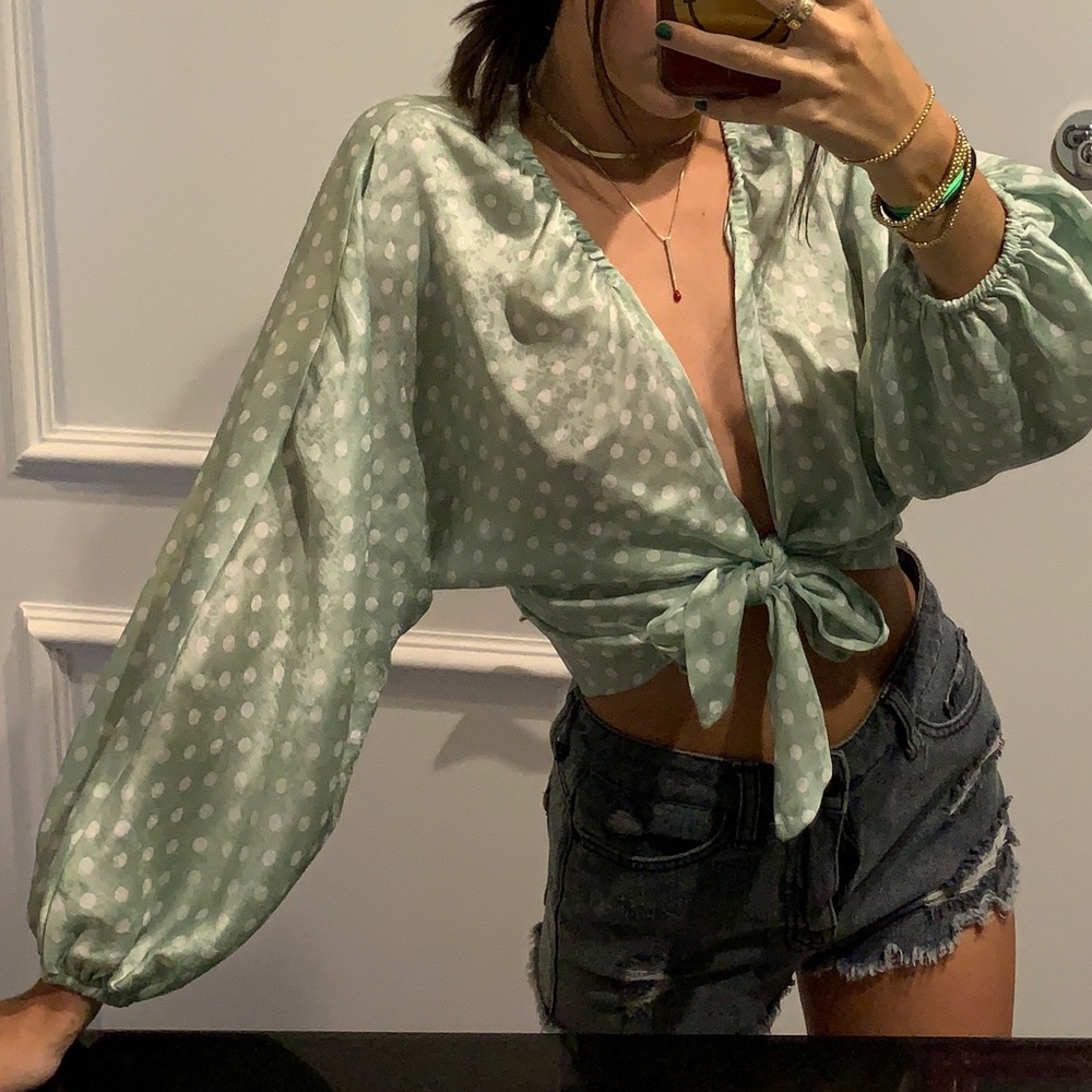 Never been worn Zara tie top